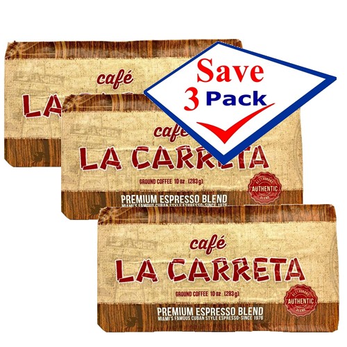 Cafe La Carreta 10 oz Pack of 3